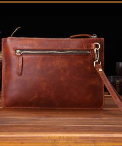 Túi clutch da bò thật dành cho nam